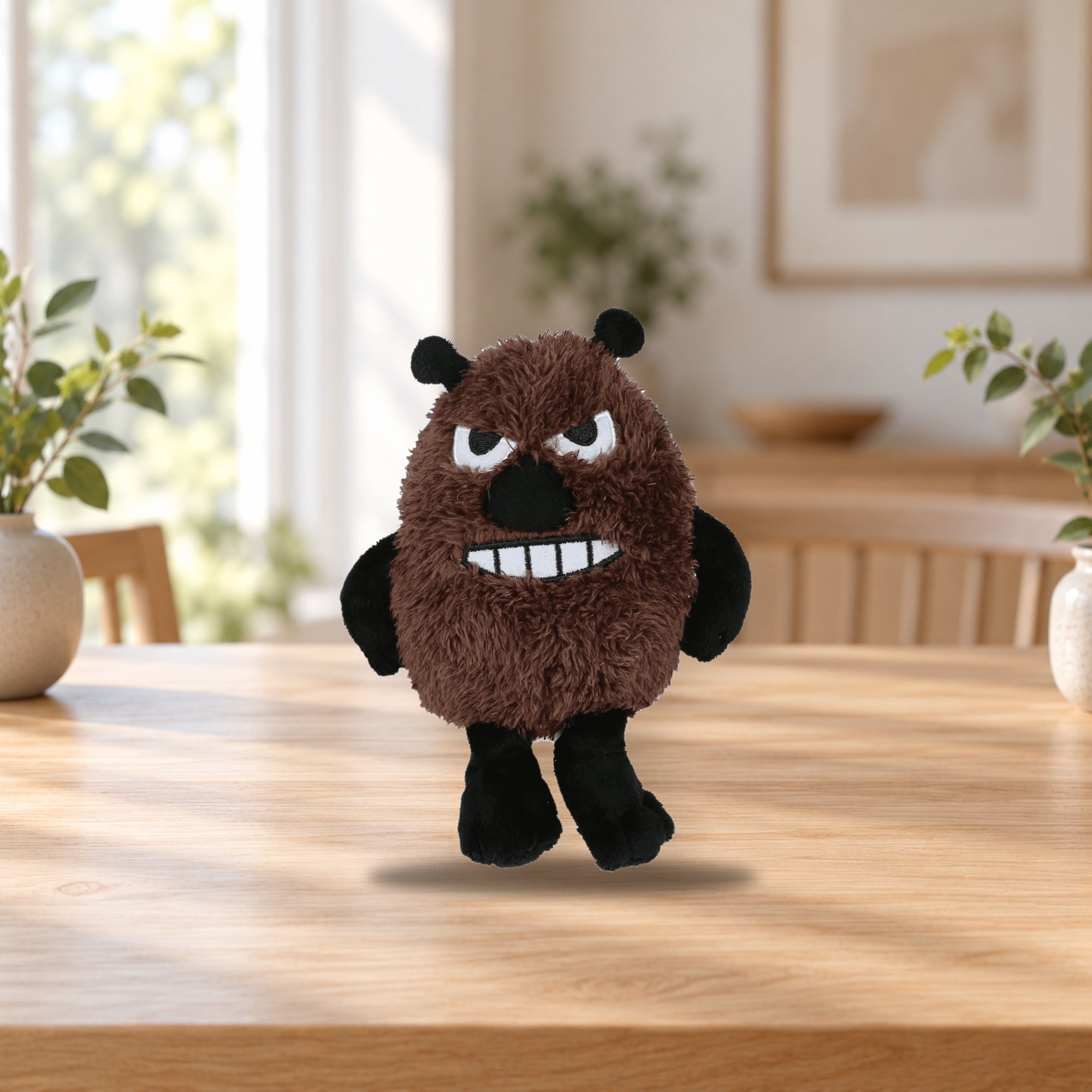 Moomin Stinky Bean Bag Plush Toy – product photo on a table