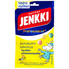 Cloetta Jenkki Strawberry Tutti Frutti Banana Gum 75g – product photo