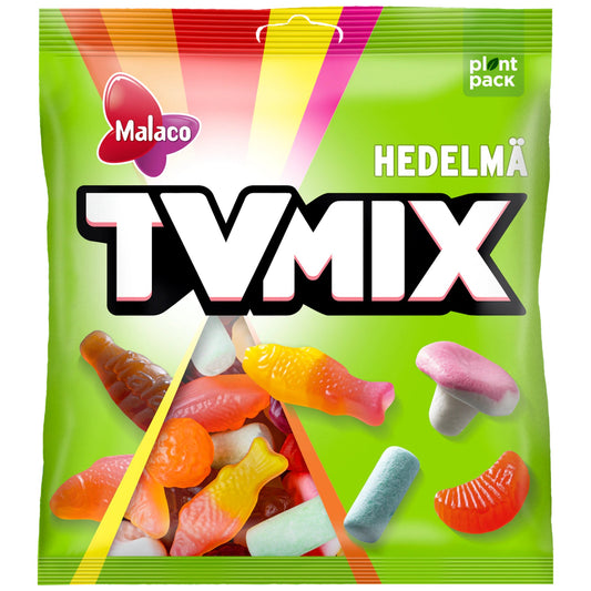 Malaco TV Mix Fruit Candy 340g Pack – product photo