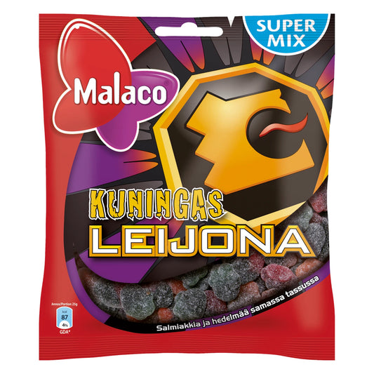Cloetta Leijona King Supermix Gummy 300g Bag – product photo