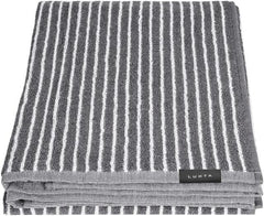 Luhta Home bath towel Luoto dark gray. 70x140 cm | Soposopo