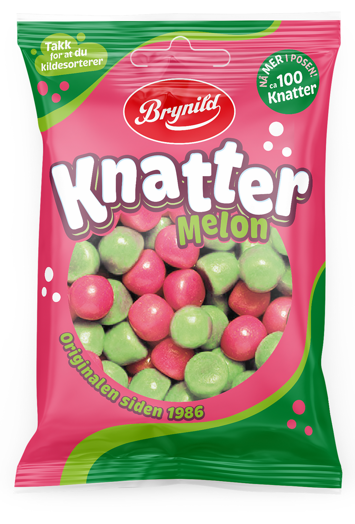 Brynild Knatter Melon Flavoured Candy Mix 1 pack × 80g