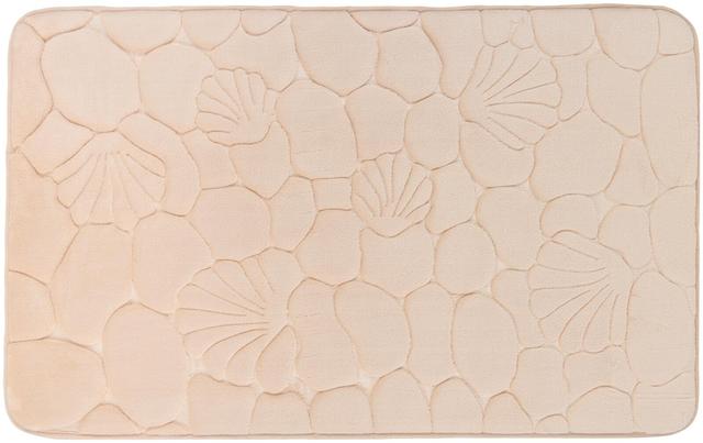 House bathroom mat Shell 50x80 cm beige