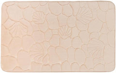 House bathroom mat Shell 50x80 cm beige