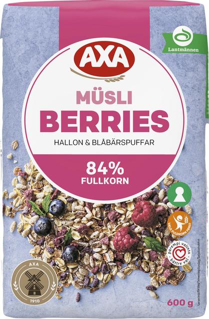 AXA Muesli Berries 600 g | Soposopo