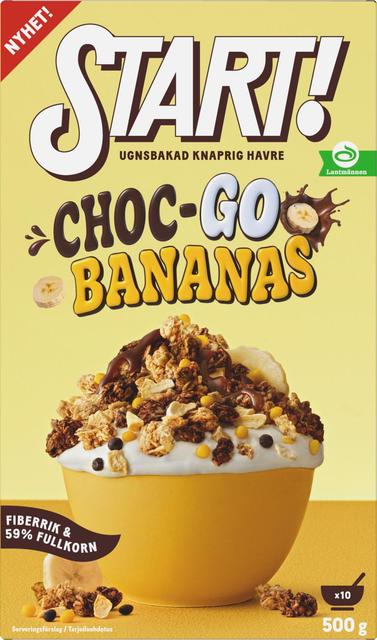 START! Choc-Go Bananas Granola 500 g | Soposopo