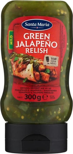 Santa Maria Green Jalapeño Relish pickles 300g