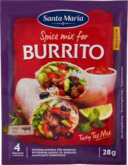 Santa Maria Burrito Spice Mix seasoning 28 g | Soposopo