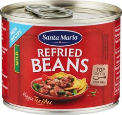 Santa Maria Refried Beans, cooked pinto beans 215g | Soposopo