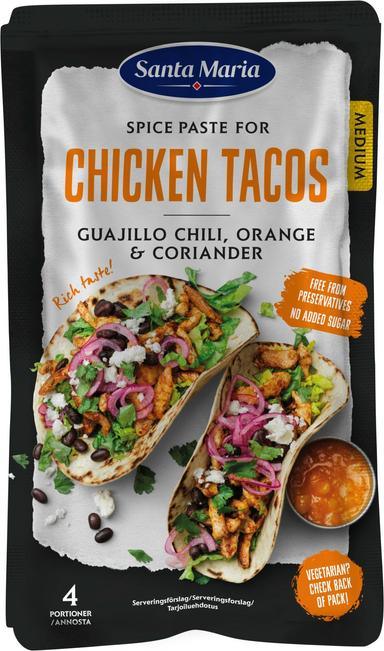 Santa Maria 100G Spice Paste Chicken Tacos | Soposopo