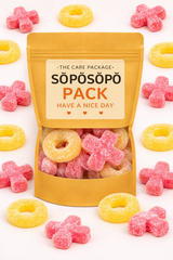 SÖPÖSÖPÖ Scandinavian Treat Pack –  Malaco Risti & Nolla Gummies – 150g Nordic Candy Bag – soposopo pack