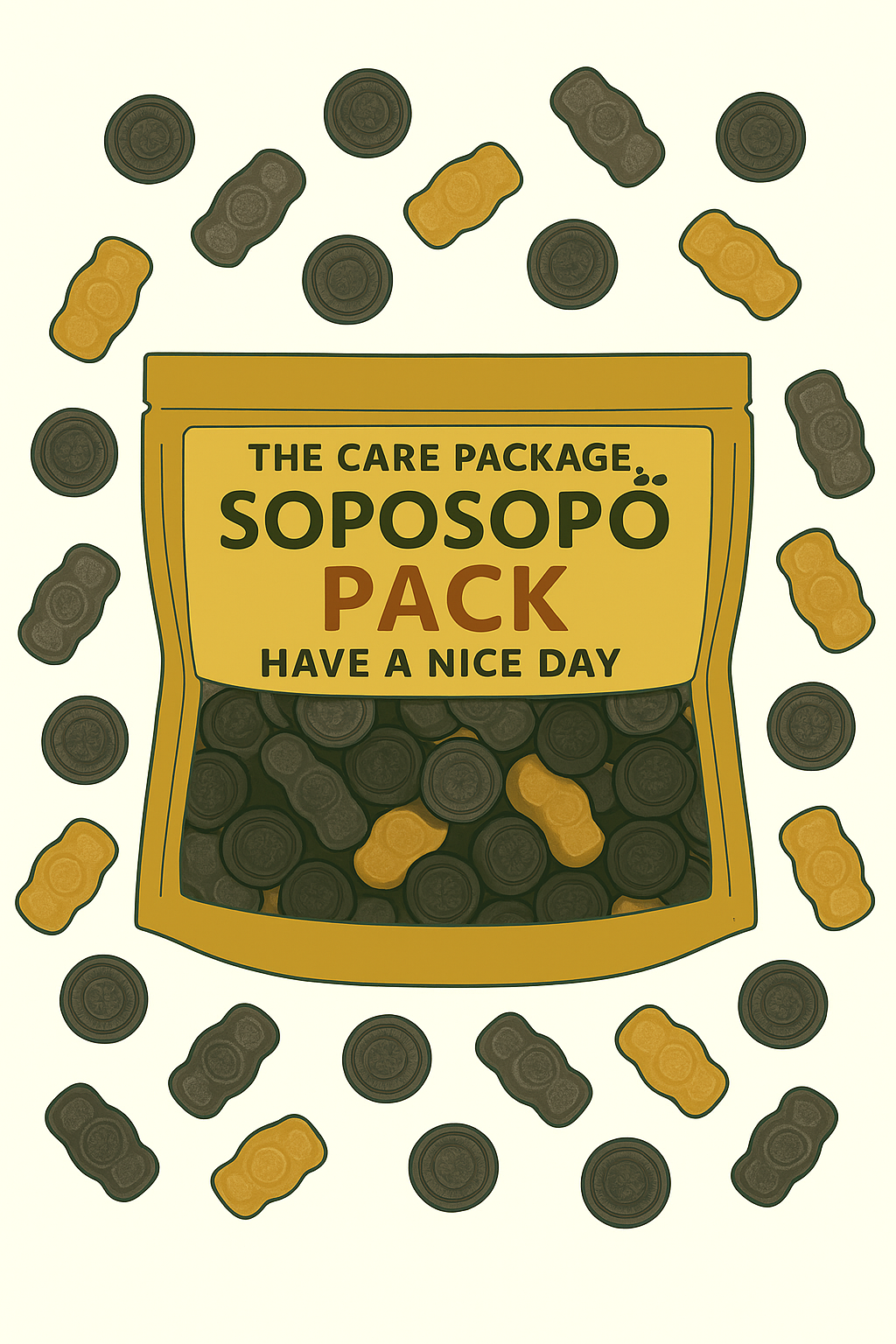 SÖPÖSÖPÖ Scandinavian Treat Pack – Cloetta Ahlgrens Bilar Lakritsdäck 100g – Soft Salty Licorice Tires – soposopo pack