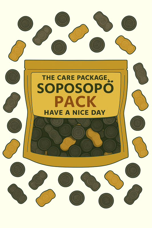 SÖPÖSÖPÖ Scandinavian Treat Pack – Cloetta Ahlgrens Bilar Lakritsdäck 100g – Soft Salty Licorice Tires – soposopo pack