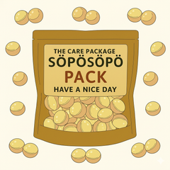 SÖPÖSÖPÖ Scandinavian Treat Pack – BUBS Banana Toffee Ovals Candy 90g – Vegan Swedish Candy with Creamy Banana & Caramel Taste – soposopo pack