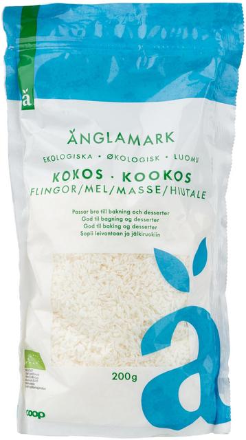 Änglamark Organic Coconut Flakes 200g | Soposopo