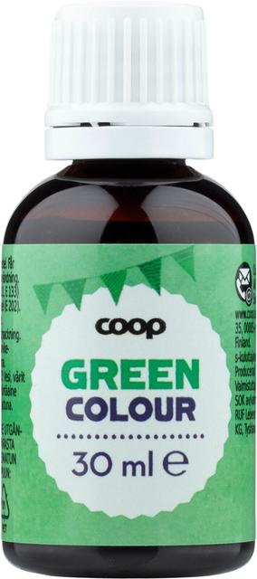 Coop Green Food Coloring 30ml | Soposopo