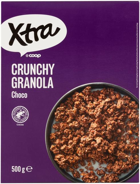 Xtra Crunchy Granola Choco 500 g | Soposopo