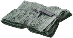 Luhta Home hand towel set Linen 2x50x70 cm thyme | Soposopo