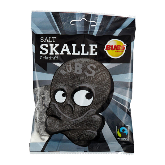 Bubs Skull Salty Liquorice 90g – product photo