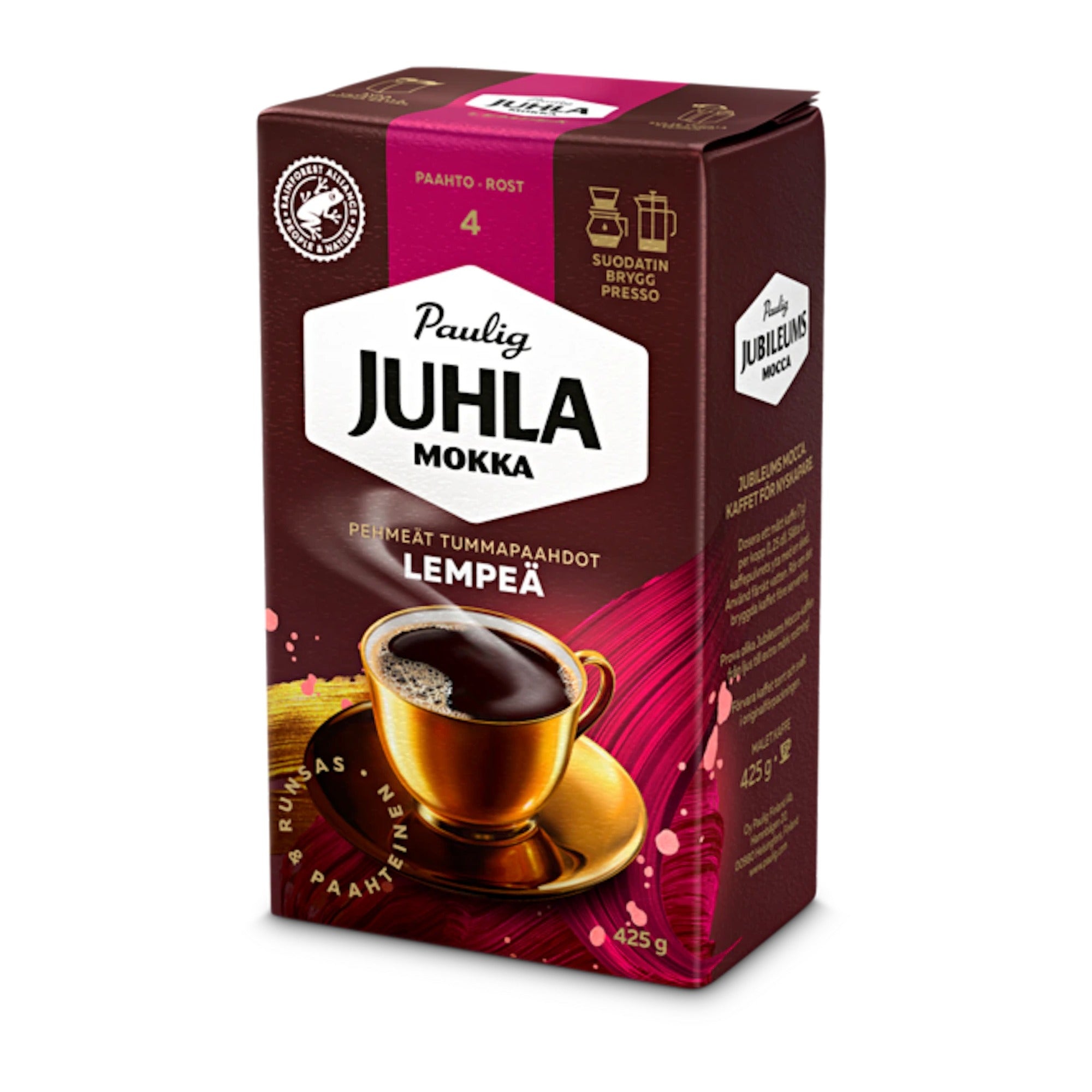 Paulig Juhla Mokka Gentle Coffee Filter Grind 425g – product photo