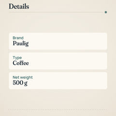 Paulig President Ruby Coffee 500g – product details