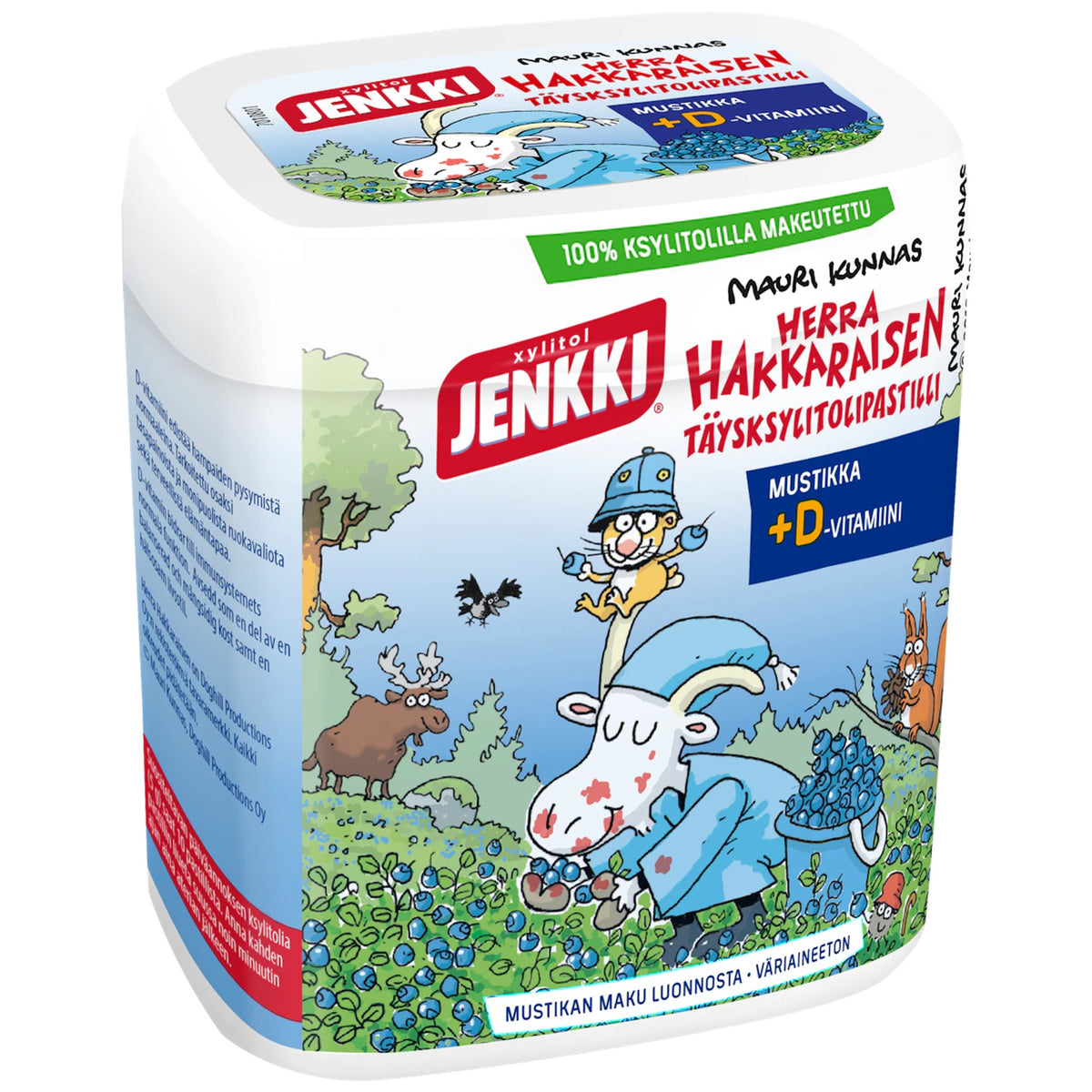 Jenkki Mr Hakkarainen Blueberry Whole Milk Lozenges 45g – product photo