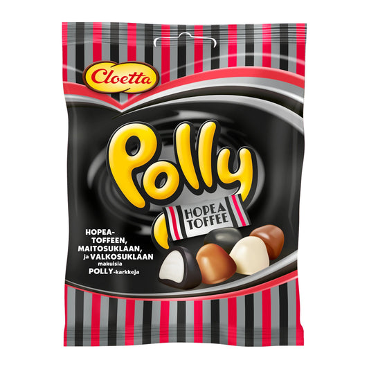 Cloetta Polly Silver Taffy Sweet Mix 180g – product photo