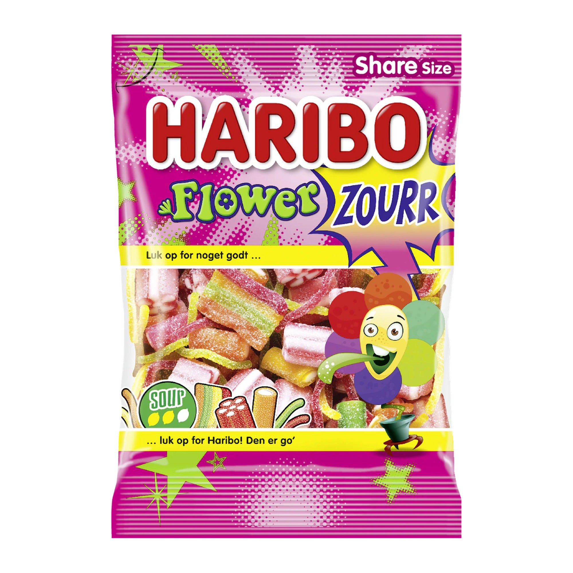 HARIBO Flowerzourr 250g Tart Candy Bag – product photo