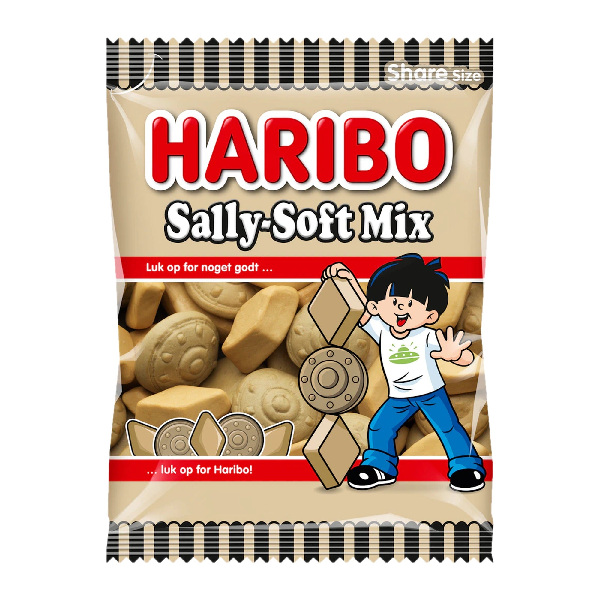 HARIBO Sally-Soft Mix 100g Marshmallow Foam Candy Bag – product photo