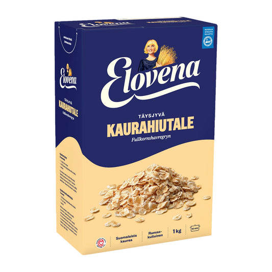 Elovena Whole Grain Oat Flakes 1kg – product photo