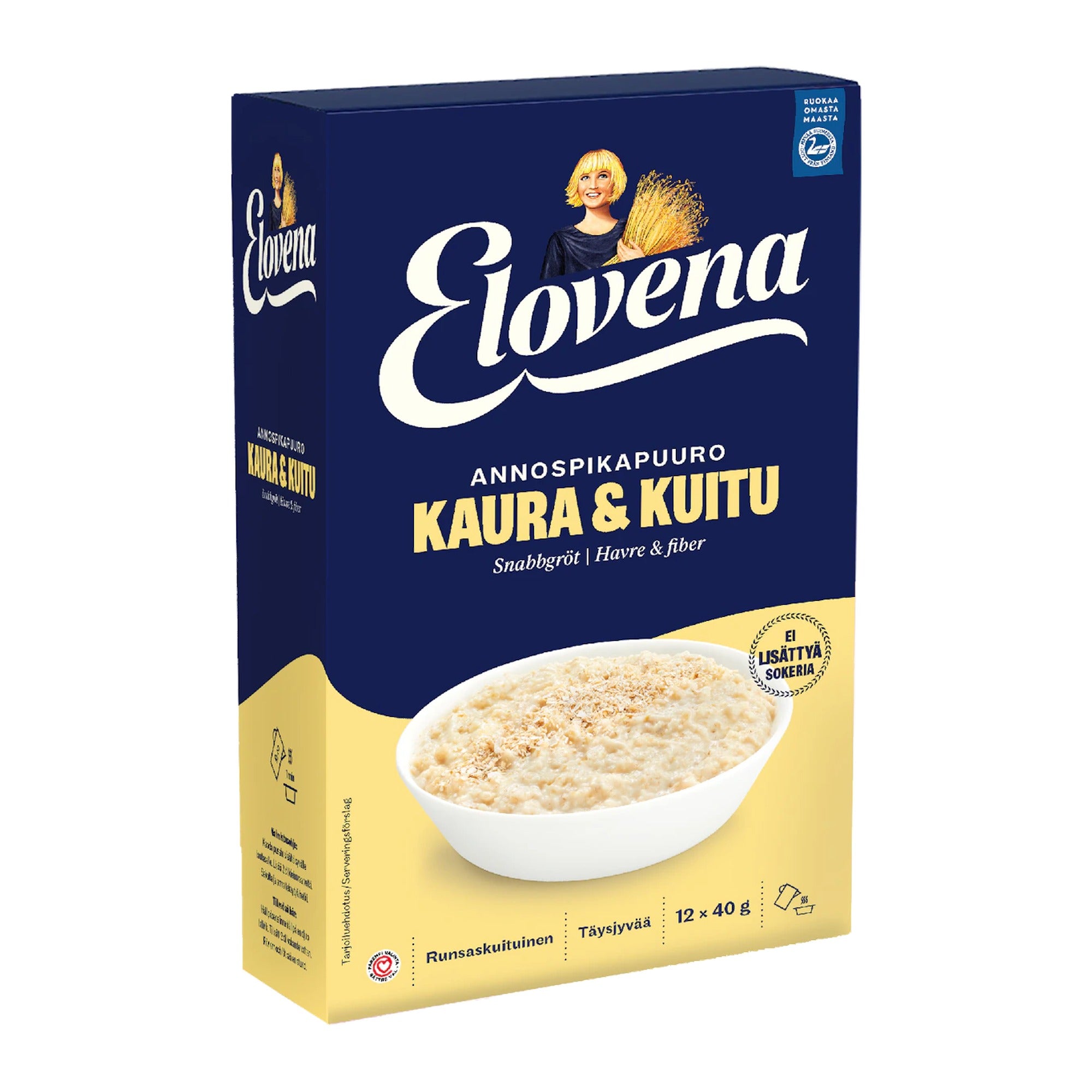 Elovena Oat-Fibre Porridge 480g – product photo