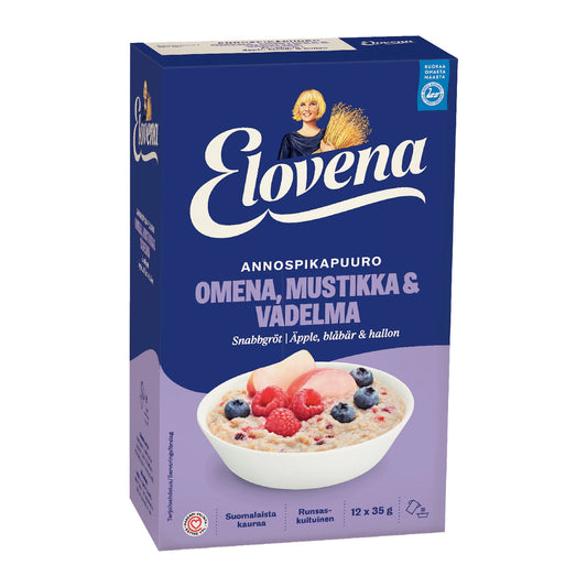 Elovena Porridge 420g Apple-Blackberry-Wild Raspberry – product photo