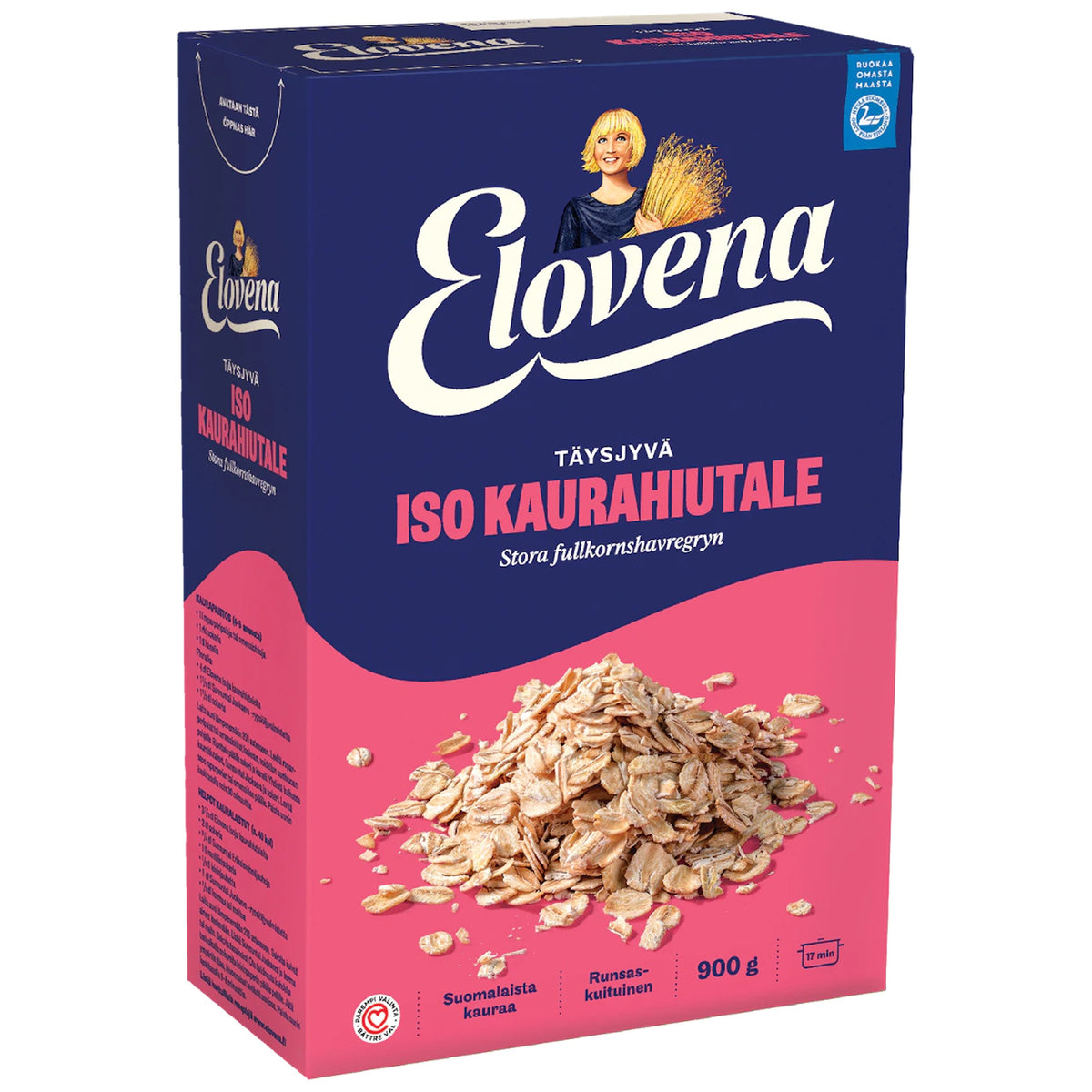 Elovena Whole Grain Oat Flakes 900g – product photo