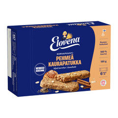 Elovena Cinnamon Bun Soft Oat Biscuits 180g Box – product photo