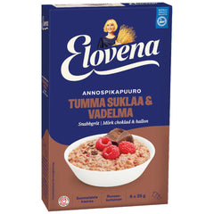 Elovena Dark Chocolate Raspberry porridge 210g – product photo