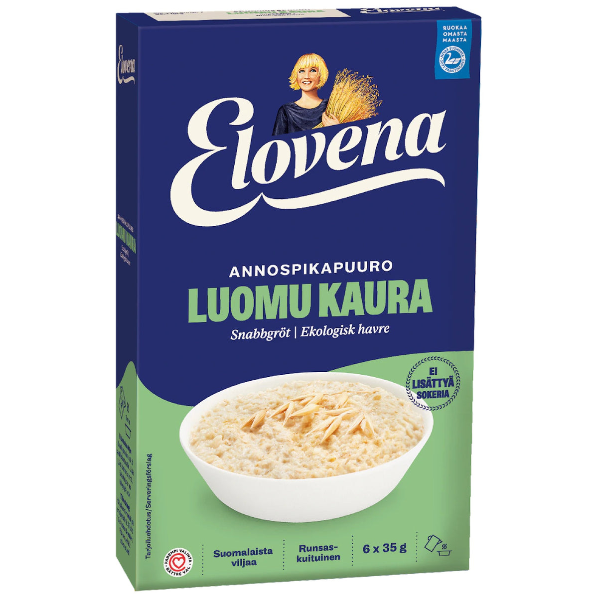 Elovena Organic Oatmeal Porridge 210g – product photo