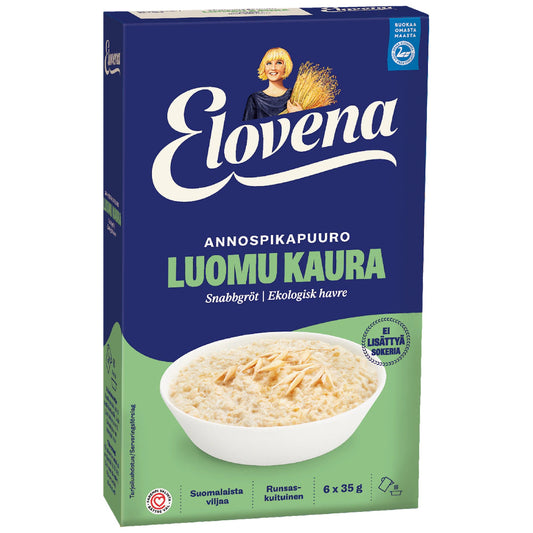 Elovena Organic Oatmeal Porridge 210g – product photo