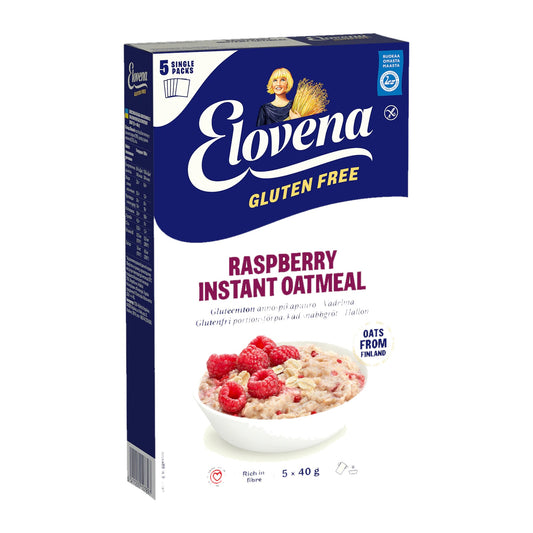 Elovena Gluten Free Raspberry Porridge 200g – product photo