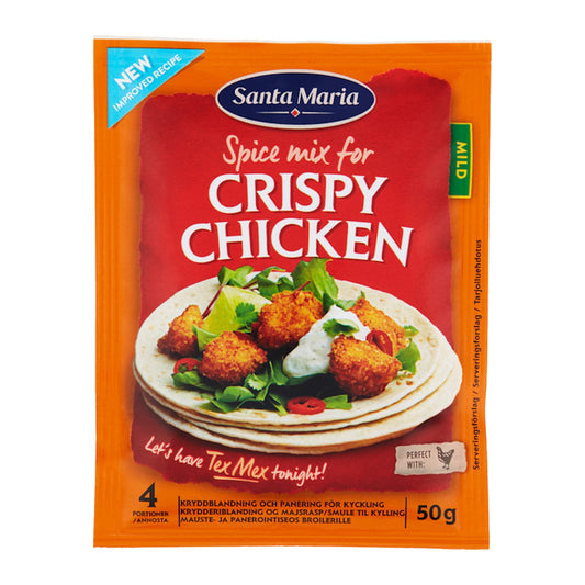 Santa Maria Crispy Chicken Spice Mix 50g – product photo