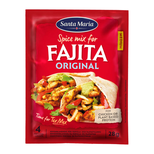 Santa Maria Fajita Spice Mix Original 28g for Chicken – product photo