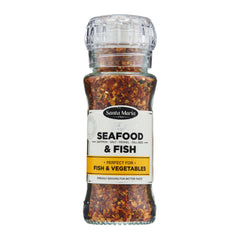 Santa Maria Seafood & Fish Seasoning Grinder 90g – Spice Mill with Dill & Saffron – product photo