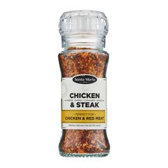 Santa Maria Chicken & Steak Seasoning Grinder 75g – Roasted Onion Spice Mill – product photo