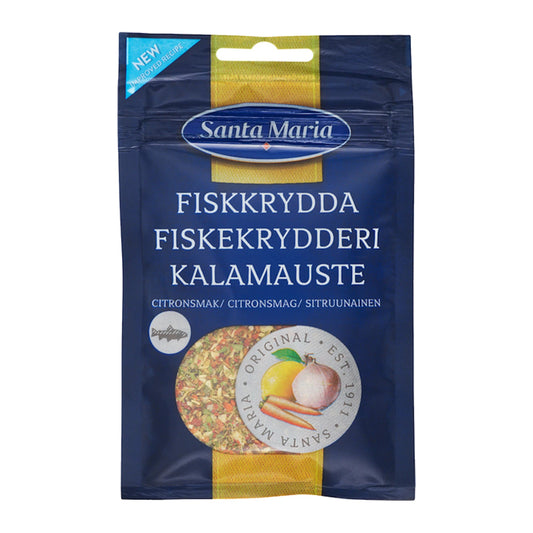 Santa Maria Fish Flavour Lemon Red Seasoning 21G – product photo