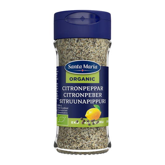 Santa Maria Organic Lemon Pepper 60G Spice Blend – product photo