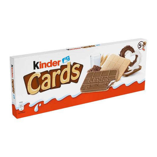 Kinder Cards Waffle with Milk & Cocoa Filling 2 x 5 – product photo