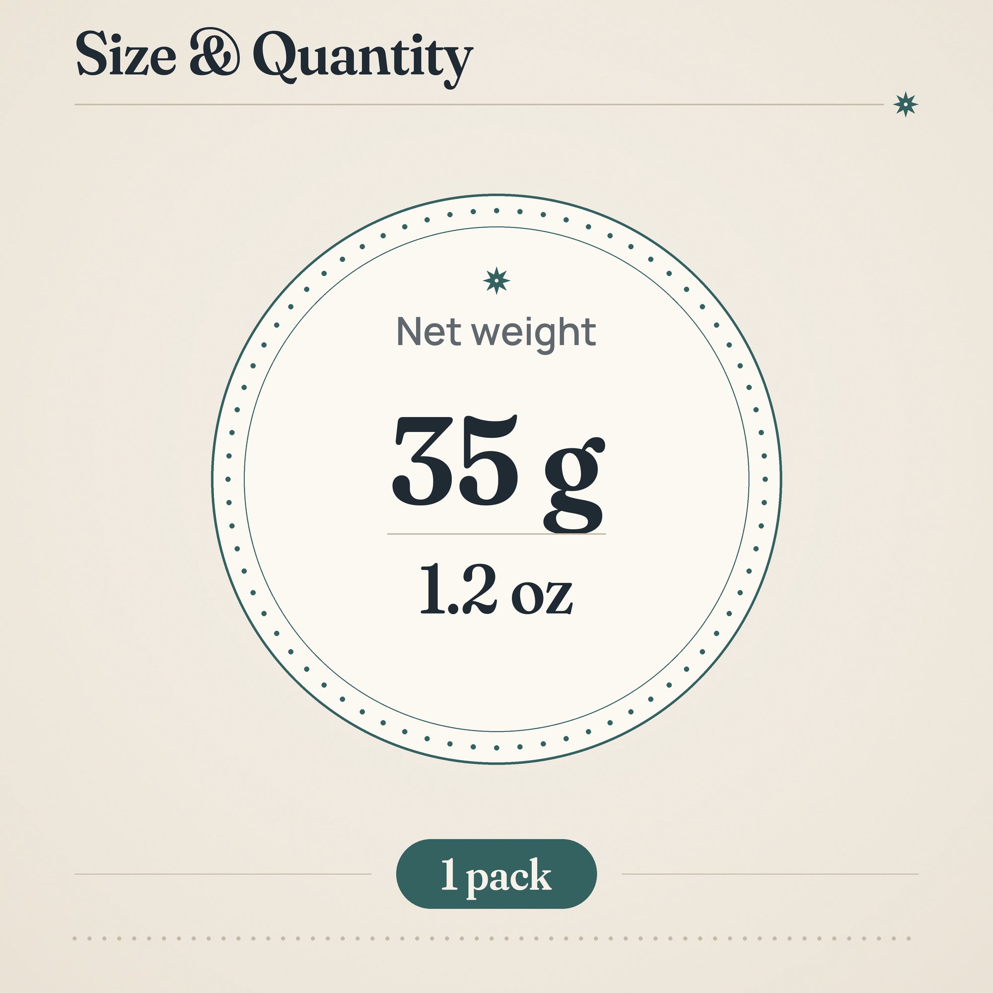 Organic Ground White Pepper 35g – size and quantity