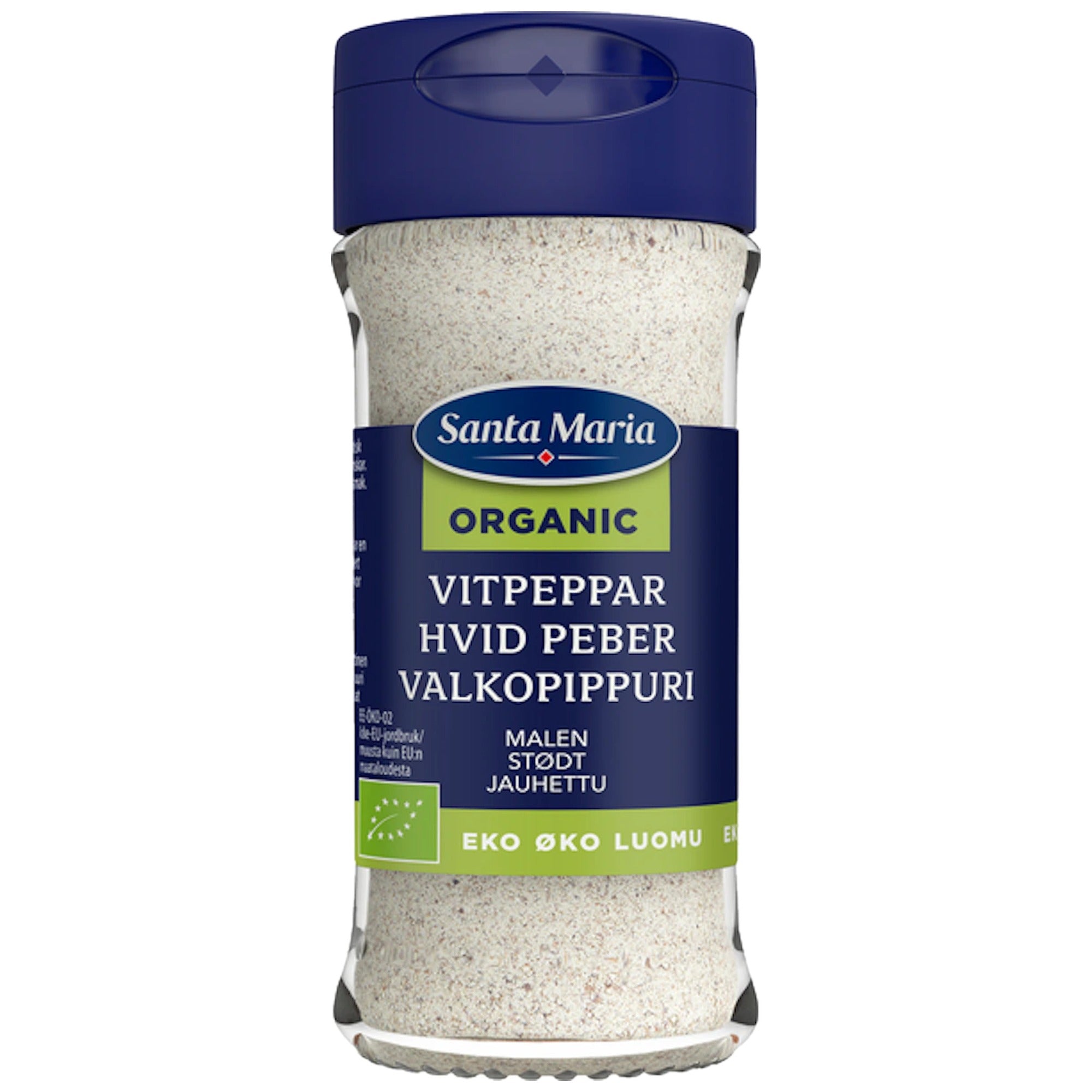 Organic Ground White Pepper 35g – product photo