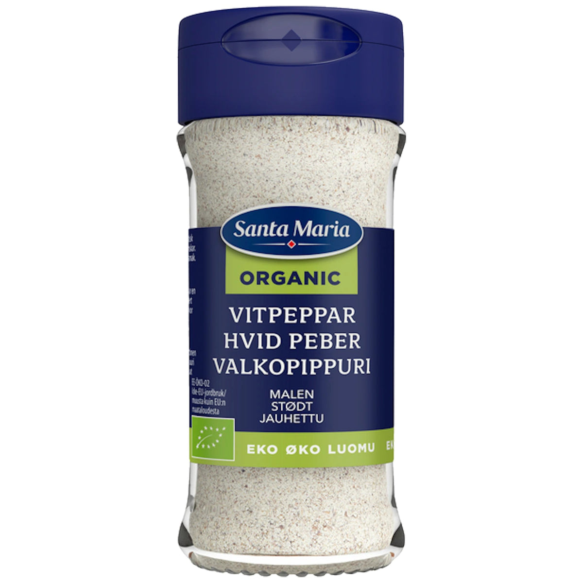 Organic Ground White Pepper 35g – product photo