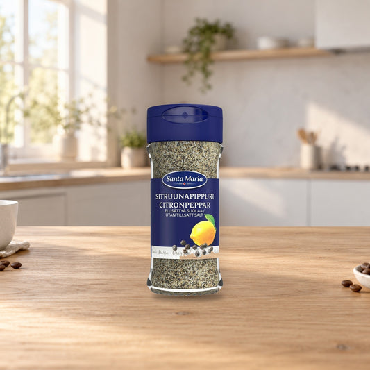 Santa Maria Lemon Pepper No Salt 42g – product photo on a table