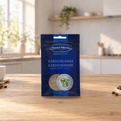 Santa Maria Ground Cardamom 22G – product photo on a table